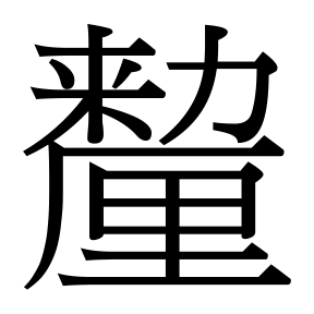 生僻字 U+F688D